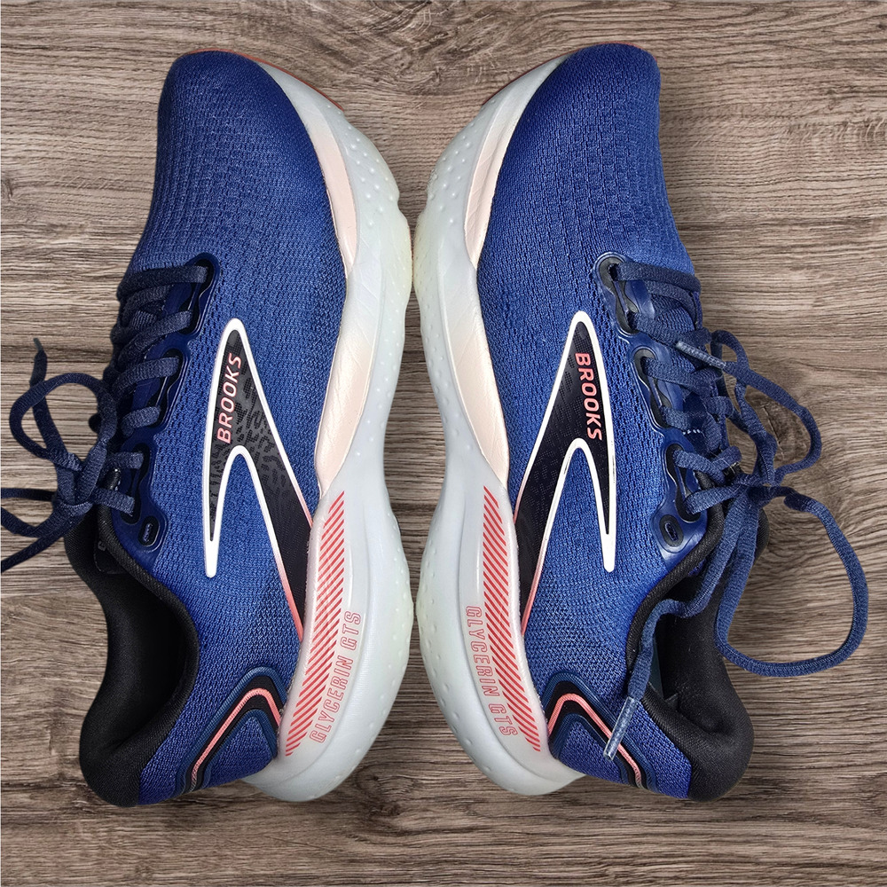 Brooks Women's Glycerin GTS 21 Running Shoes Blue, Size 10 - Picture 3 of 7